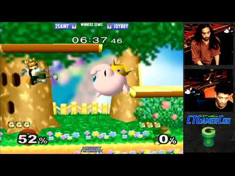 CT GamerCon 3 SSBM - Joyboy (Fox) vs. 2saint (Jigglypuff) - Melee WSF
