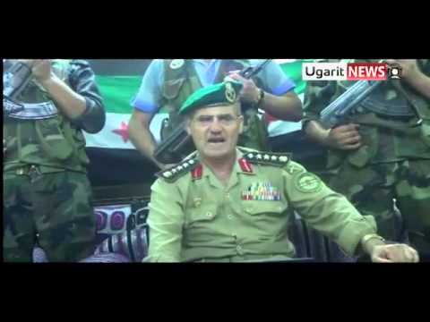 انشقاق العميد الدكتور المهندس عبد الناصر فرزات من مرتبات أكاديمية حلب للهندسة العسكرية و المساعد أول زياد أحمد خضر من مرتبات فرع الأمن الجنائي في حلب وانضمامهم إلى الجيش السوري الحر