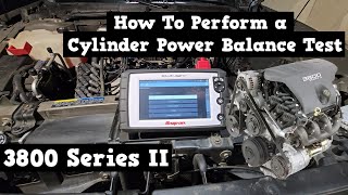 Cylinder Power Balance Test on GM's 3800 Series II Engine