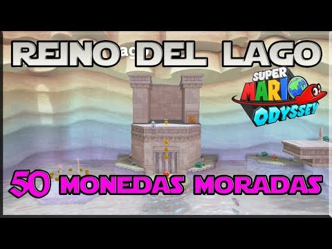 Super Mario Odyssey - Guia 100% - 50 Monedas Moradas - Reino del Lago - Español