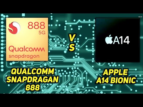Snapdragan 888 vs apple a 14 bionic chip | Provessor comparison | Chipset comparison