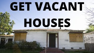 How To Find Vacant Houses With PropStream - YOU NEED THIS!
