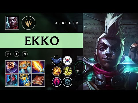 Ekko Jungle vs Lillia - KR Diamond Patch 25.24