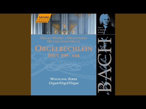 Nun komm, der Heiden Heiland, BWV 599