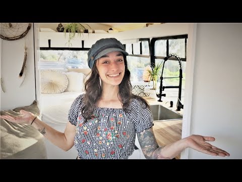 Full Tour: Luxurious Off-Grid Shuttle Bus Build Converted in 2 Months! | Lavender Moon Spaces