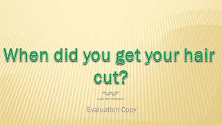 VERBO TO CUT - PERGUNTAS E RESPOSTAS #118
