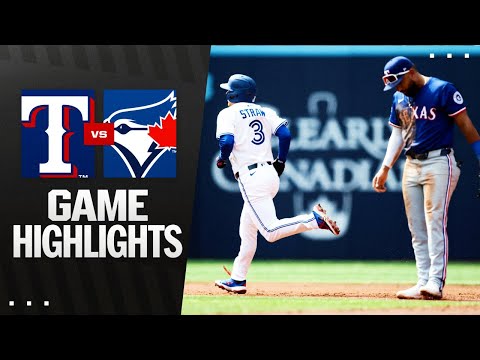 Rangers vs. Blue Jays Game Highlights (8/16/25) | MLB Highlights