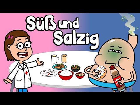 Süß und Salzig - Bauchi liebt Snacks - Gutes Essen - Gesundheit - Kinder- Vorschule - Bauchweh -Pups