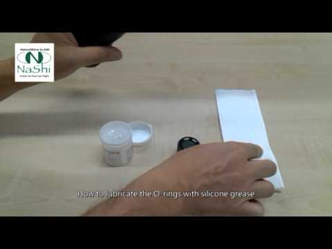 How to lubricate the O rings