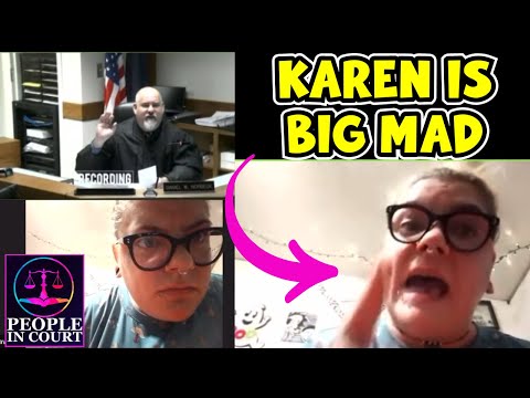 ENTITLED KAREN THROWS HUGE TANTRUM IN COURT OVER BUS TICKET