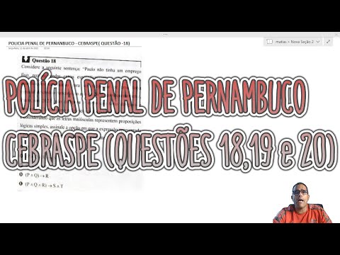POLICIA PENAL DE PERNAMBUCO  - CEBRASPE