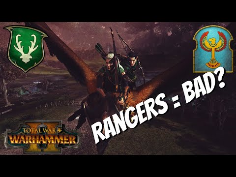 Why Do WildWood Rangers SUCK? Wood Elves Vs Tomb Kings. Total War Warhammer 2, Multiplayer