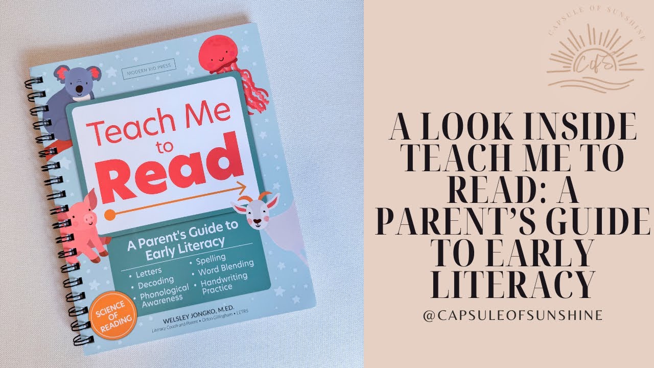 A Look Inside Teach Me To Read: A Parent's Guide to Early Literacy