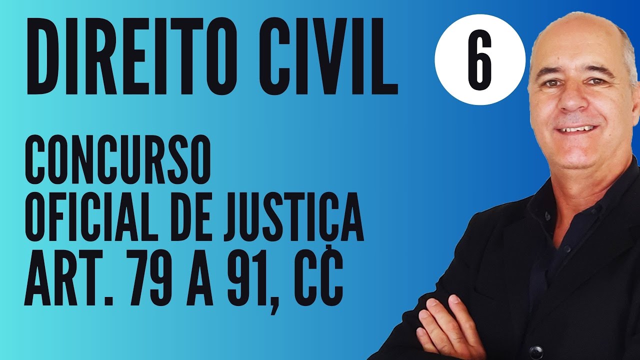 AULA 6 - DIREITO CIVIL - ART. 79 a 91 - CONCURSO OFICIAL DE JUSTIÇA TJ SP 2023
