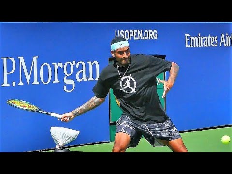 Nick Kyrgios & Jack Sock playing an intense match 🎾🗽