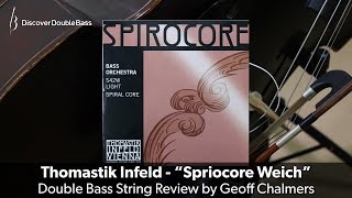 Video thumbnail for Thomastik Spirocore Weich - Double Bass String Review by Discover Double Bass