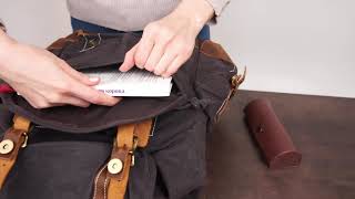 Похідний рюкзак canvas 20110 Vintage сірий