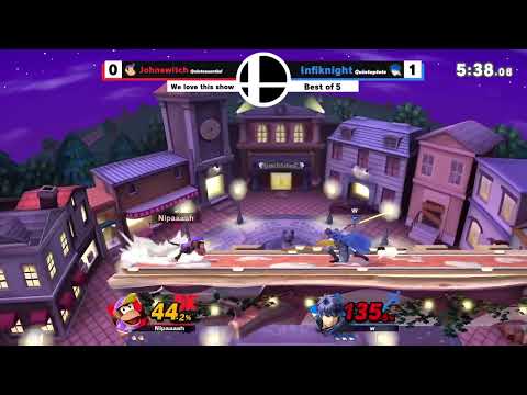 Johnswitch (Diddy Kong) vs Infiknight (Ike) - Winners Semis - Fries on a Salad #99