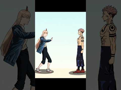 Power Devil Chainsawman vs Gojo Satoru,Sakuna, Marvel and all characters anime, Scissors Paper Rock