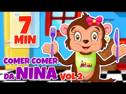 Comer Comer da Nina Vol.2 - Giramille 7 min | Desenho Animado Musical