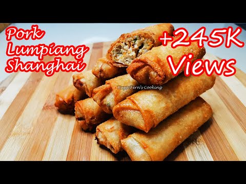 HOW TO MAKE EASY AND YUMMY PORK LUMPIANG SHANGHAI RECIPE!!!