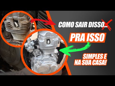 COMO LIMPAR E CLAREAR O MOTOR DA SUA MOTO