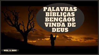 Palavras bblicas benos vinda de Deus