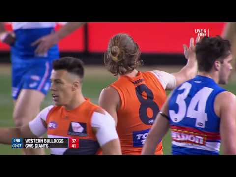 Round 21 AFL: Western Bulldogs v GWS Giants Highlights