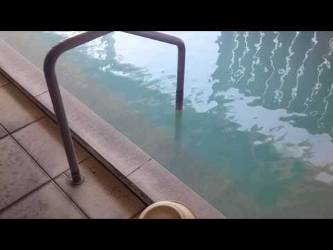 福島県 高湯温泉「花月ハイランドホテル」空中露天風呂 杜の湯 女湯