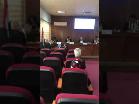 الدكتور غالب الدعمي عضو في لجنة مناقشة في كلية الإعلام - جامعة بغداد