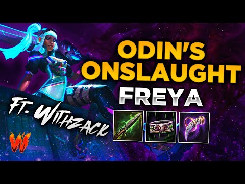 FREYA, CON EL FEEDEO EN EARLY XD ft. Withzack - Warchi - Smite Odin's Onslaught