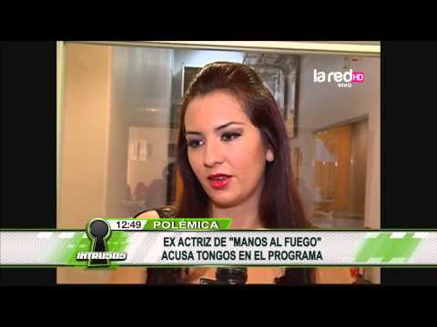 Ex actriz de Manos al Fuego acusa tongos en el programa