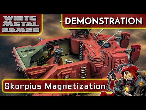 Skorpius Disintegrator Dunerider Warhammer 40K  Magnetization Demonstration
