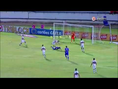 Gol de Léo Ceará - Santa Cruz 3 X 1 Confiança  - Copa do Nordeste 2018