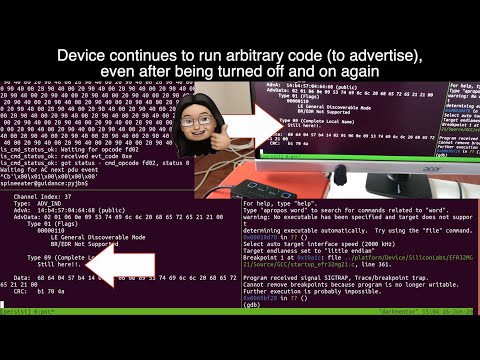 Over-the-air exploitation of a Silicon Labs Bluetooth Low Energy chip via CVE-2020-15531