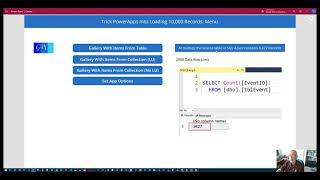 PowerApps 4 Access Devs --10, 000 Records -- 2nd Look