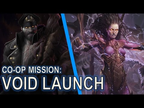 Starcraft 2 Co-Op Solo Mission: Void Launch [Level 4 Stukov]