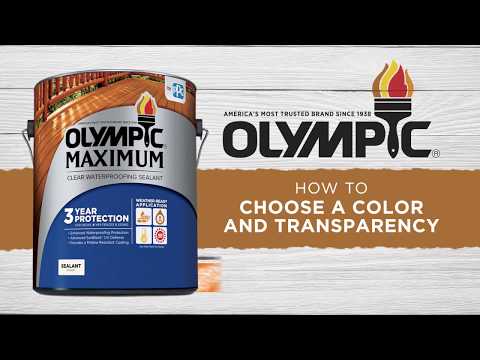 Olympic Elite Solid Stain Color Chart