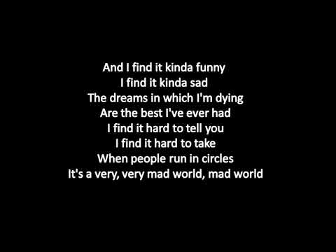 Michael Andrews, Gary Jules - Mad World (Lyrics | Lyric Video)