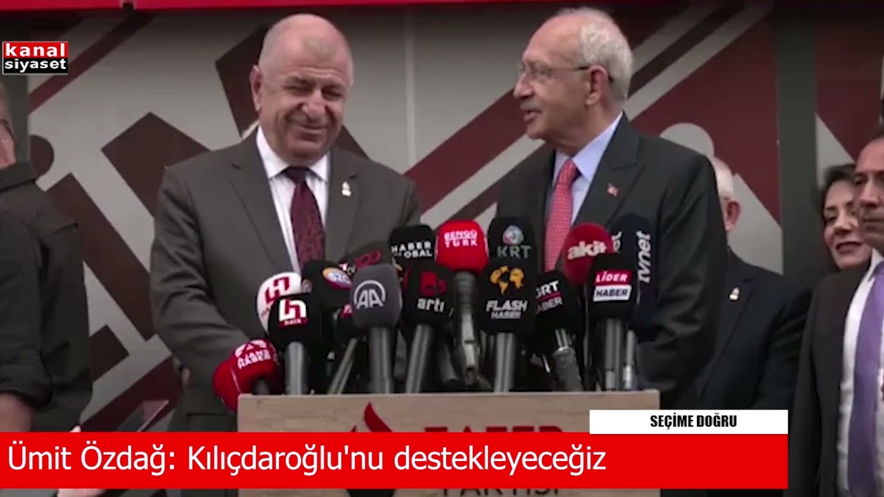 Ümit Özdağ: Kılıçdaroğlu'nu destekleyeceğiz