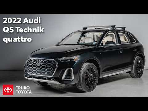 2022 Audi Q5 Technik 45 TFSI quattro in Black for sale at Truro Toyota in Truro, NS