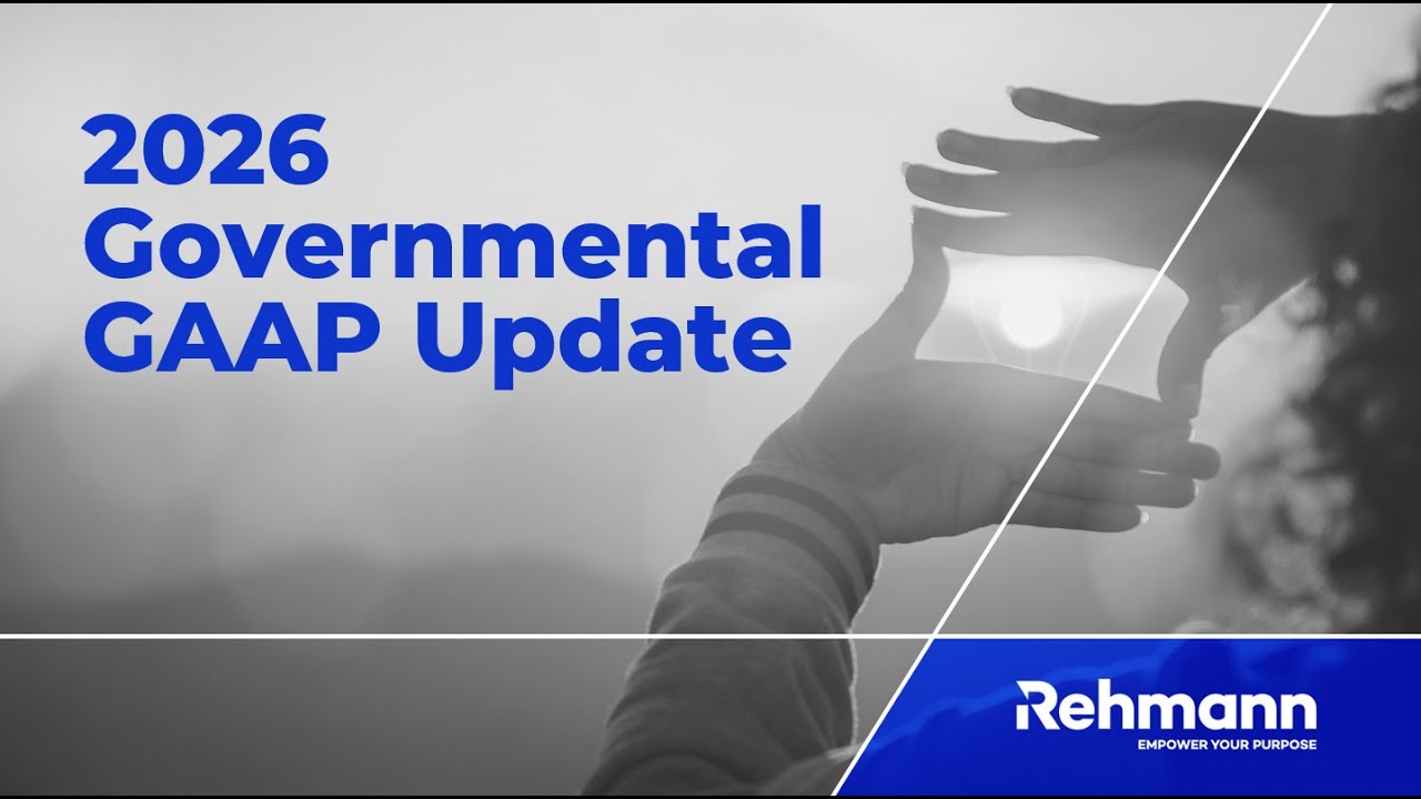 2026 Governmental GAAP Update Webinar