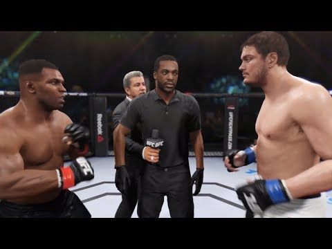 Mike Tyson vs. Matt Mitrione (EA Sports UFC 2) - CPU vs. CPU 🥊