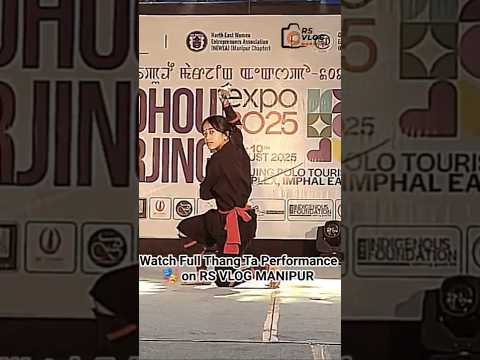 Thang Ta Martial Art Performance ⚔️ | Manipuri Tradition #shorts