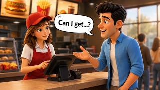 How to Order Fast Food in English | Slow English for ESL Learners