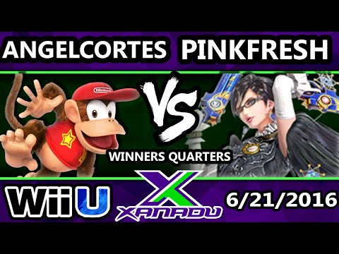 S@X 155 - AngelCortes (Diddy) Vs. Pinkfresh (Bayonetta) SSB4 Winners Quarters - Smash Wii U