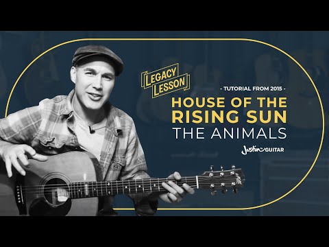 House of the Rising Sun by The Animals | Easy Guitar Lesson