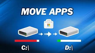 How to Safely Move Programs from C Drive to D Drive | Move Apps from C Drive to D Drive