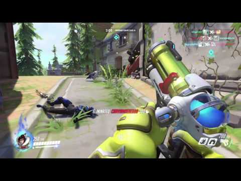 Overwatch Eichenwald PREMIERE gameplay pt4 - Frozen Drawbridge of Doom