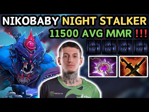 🔥 Nikobaby NIGHT STALKER Hard Carry Gameplay 7.37e 🔥 Nikobaby Perspective - Dota 2